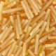Miyuki twisted bugle beads 2x12mm Matted transparent light topaz ab TW2012-251F